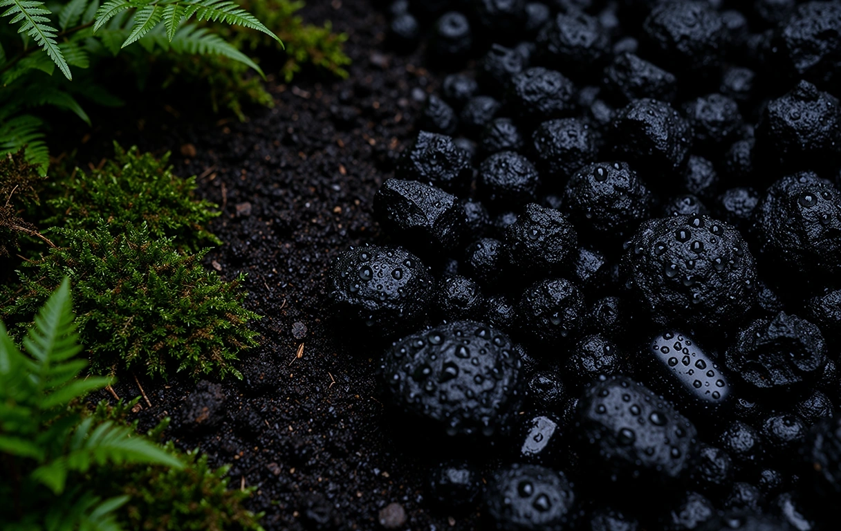 Organic volcanic texture